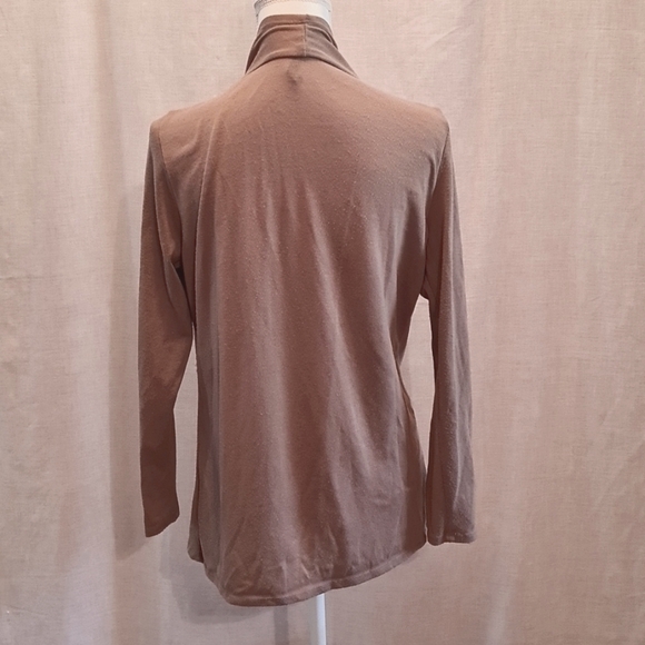 Brown cardian, prob Sz XL, GUC, comfortable, goes with jeans/skirt/dress - Picture 3 of 4